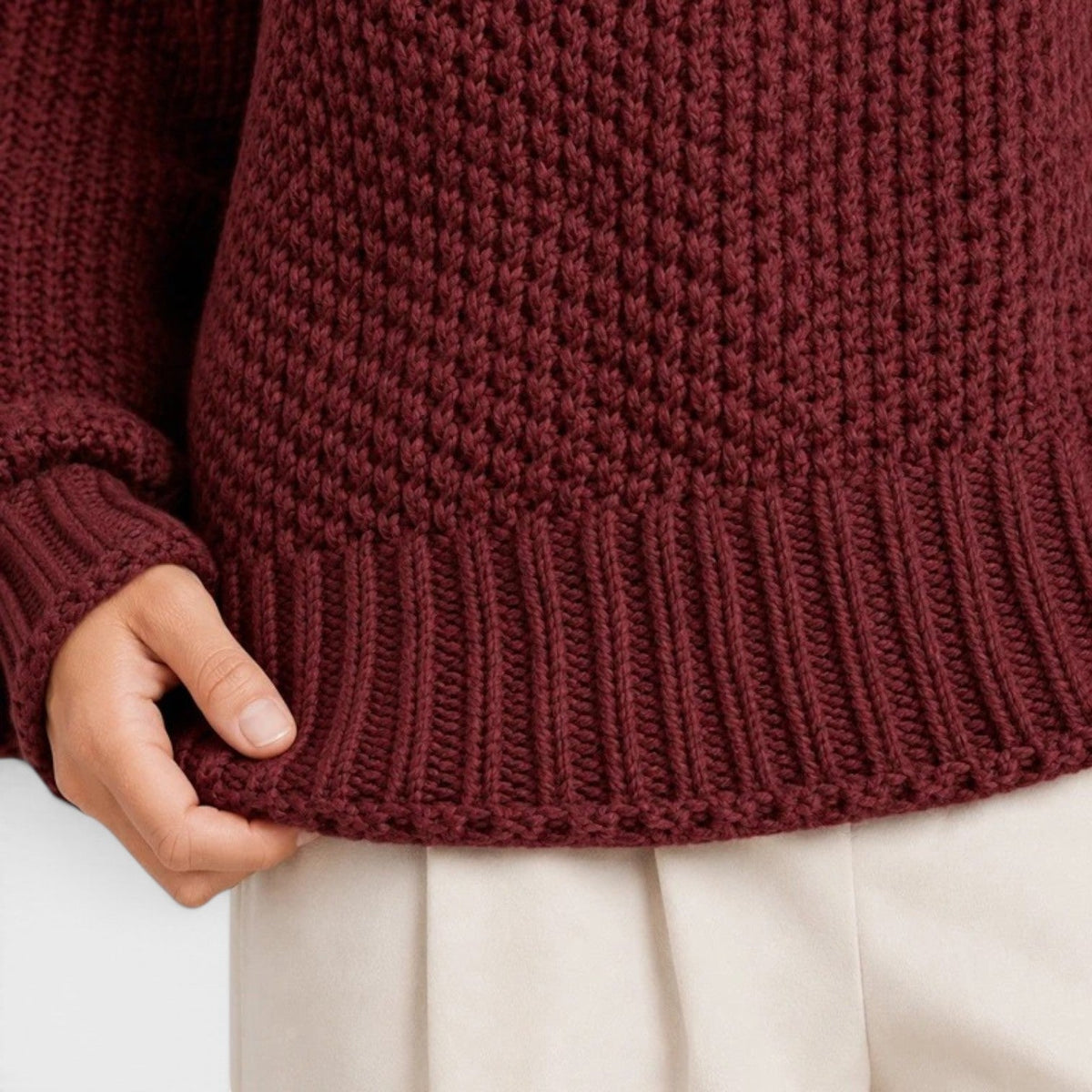 Suéter Mujer Cuello Alto