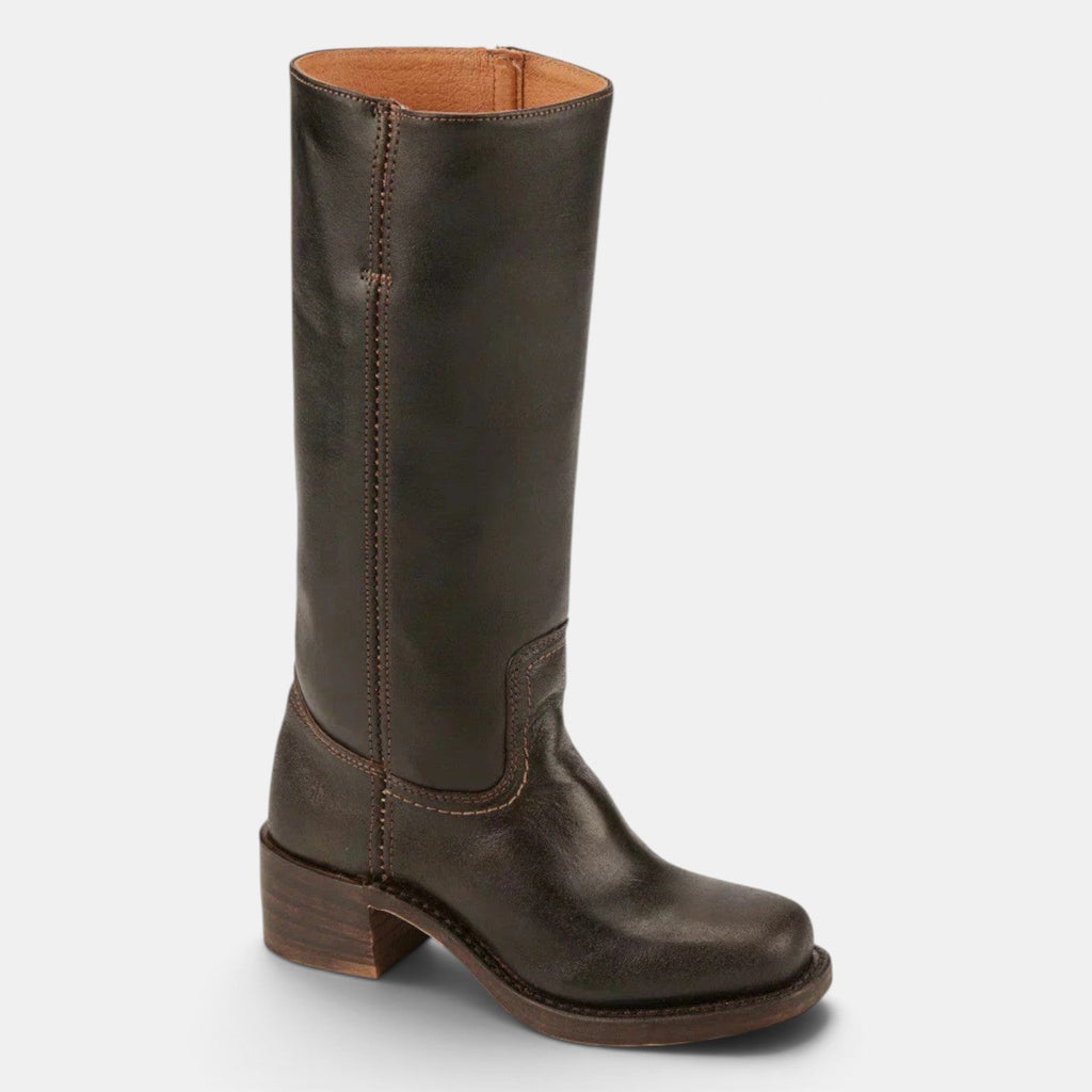 Botas Mujer Media Caña Tacón Ancho