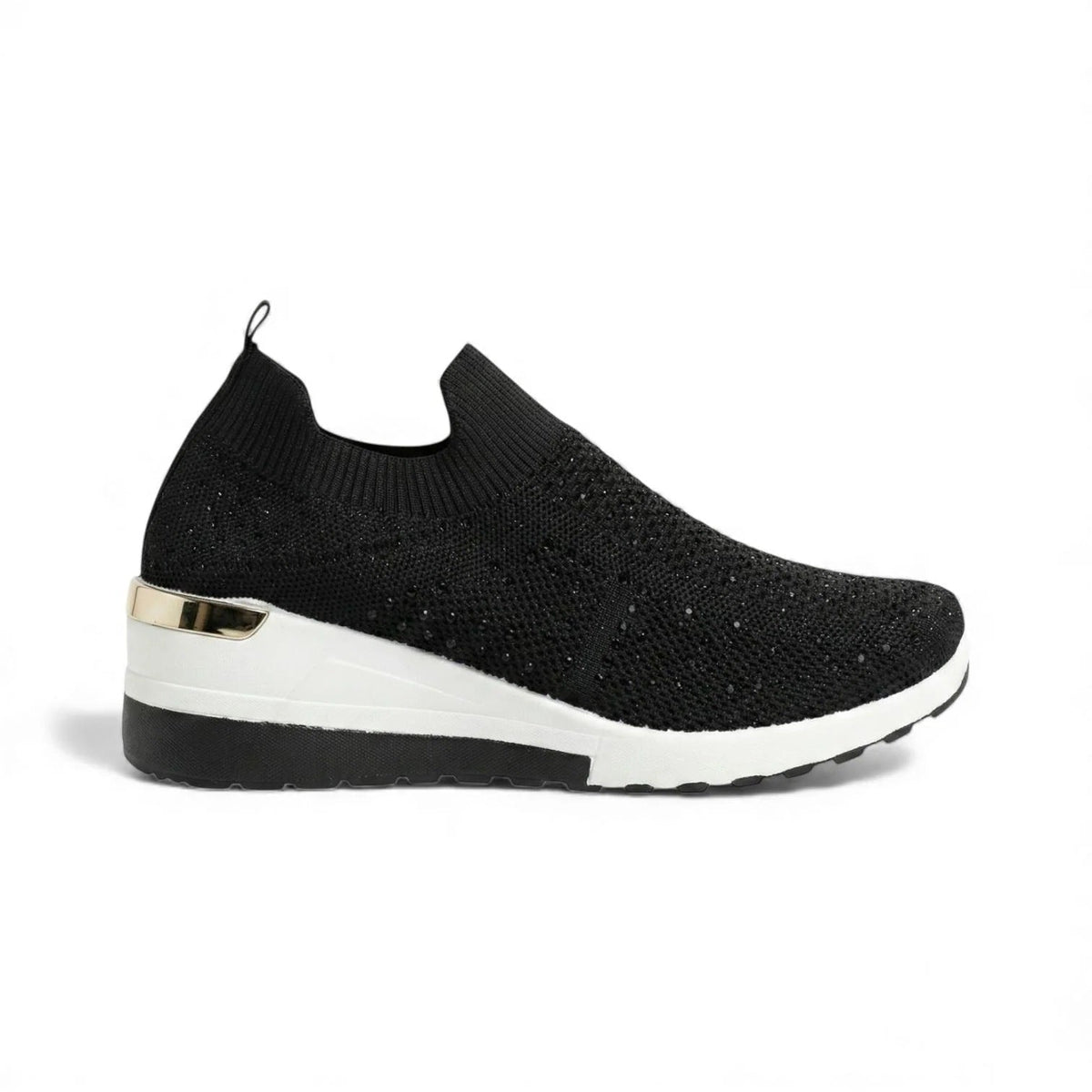 Zapatillas Mujer Cuña con Cristales