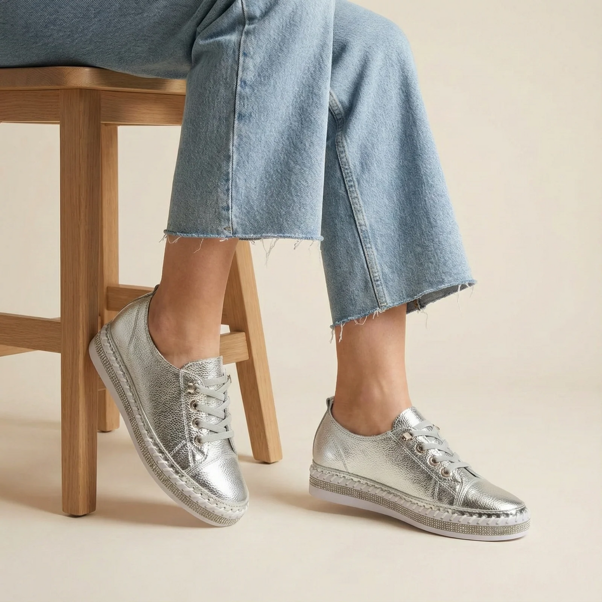 Zapatillas Mujer con Cristales