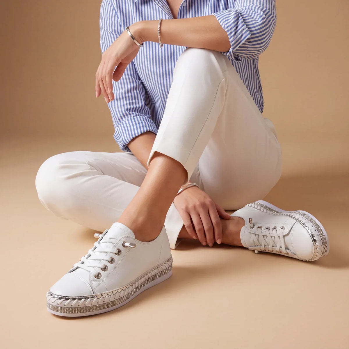 Zapatillas Mujer con Cristales