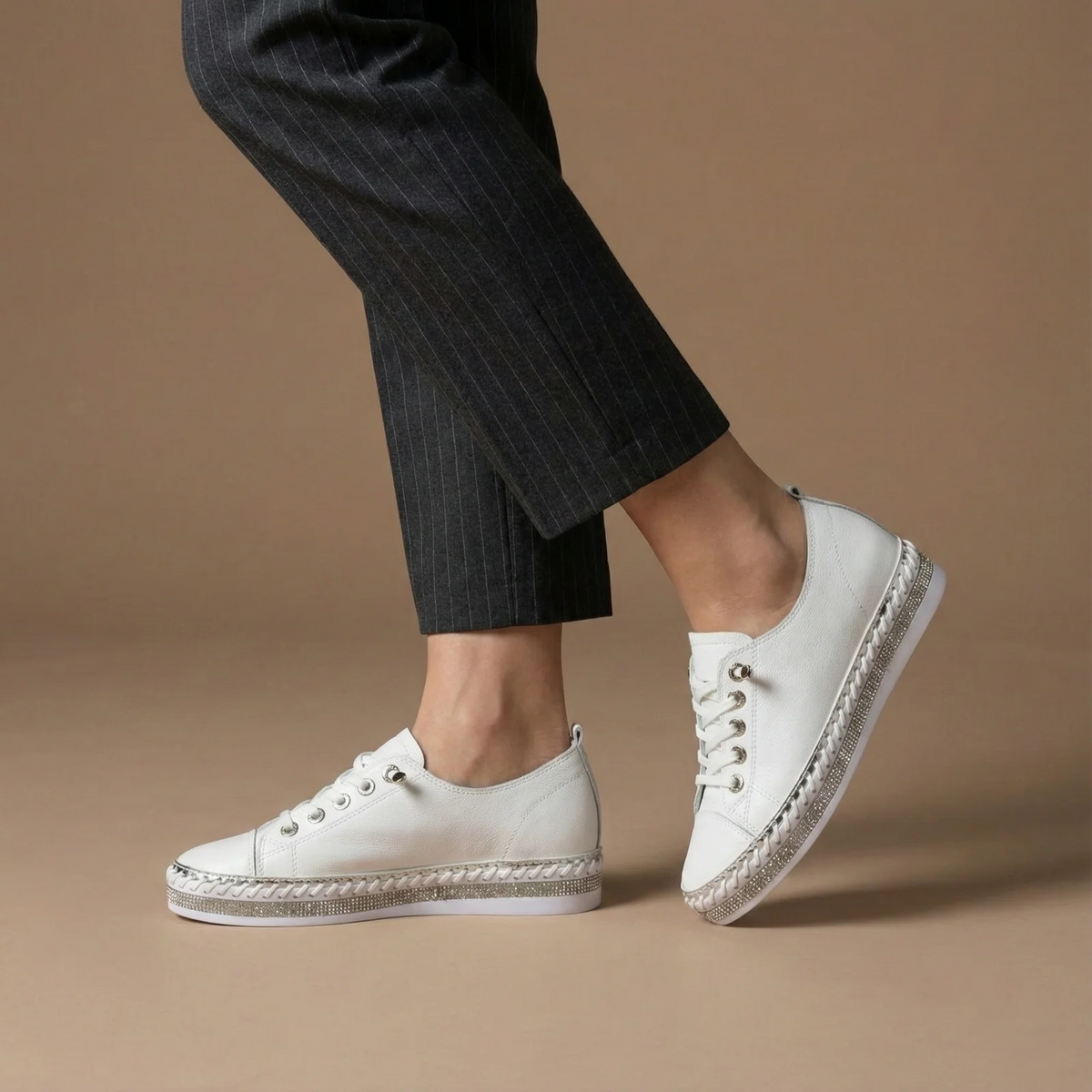 Zapatillas Mujer con Cristales