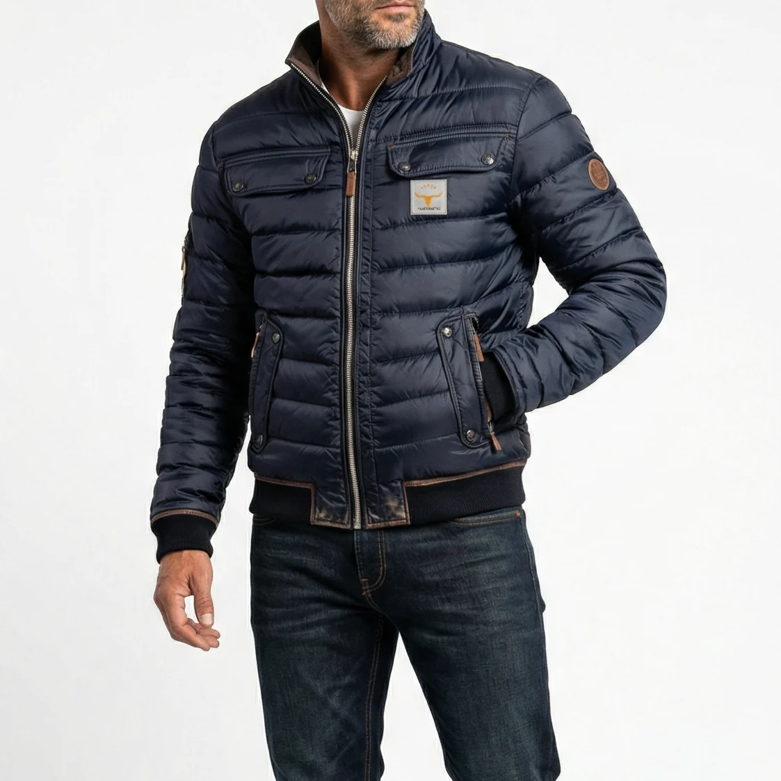 Roberto |Chaqueta Vintage de Hombre para Otoño y Invierno