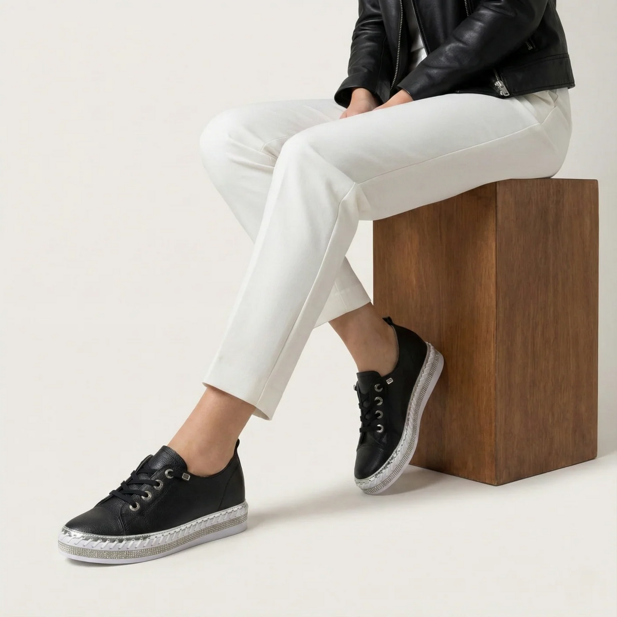 Zapatillas Mujer con Cristales