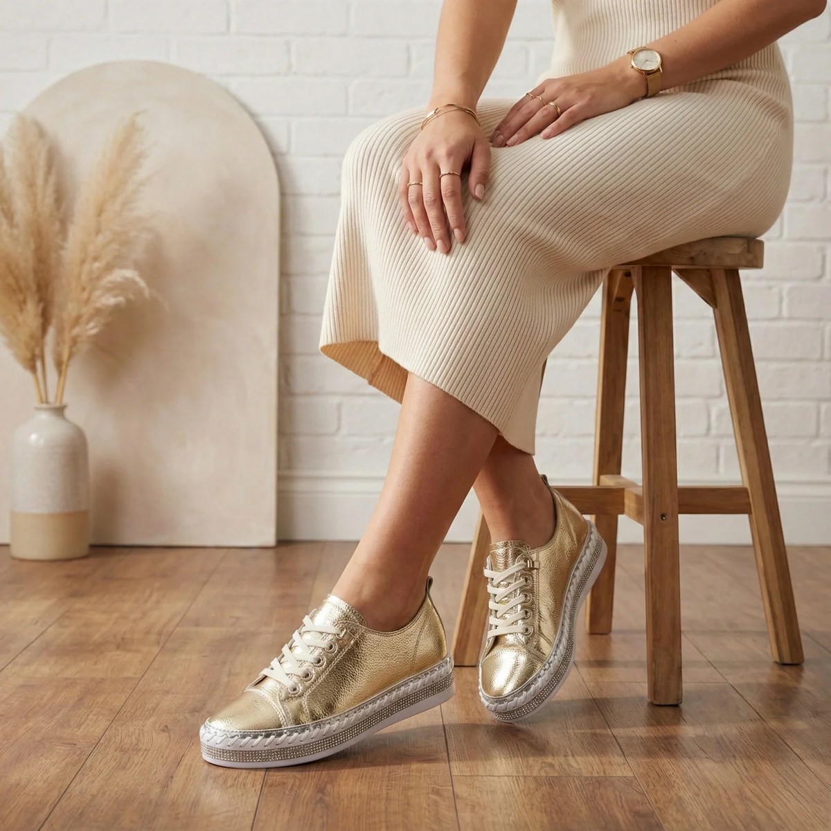 Zapatillas Mujer con Cristales