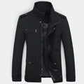 Chaqueta Hombre Acolchada Entallada con Hombreras Clásica