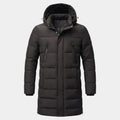 Parka Hombre Acolchada Cortavientos con Capucha