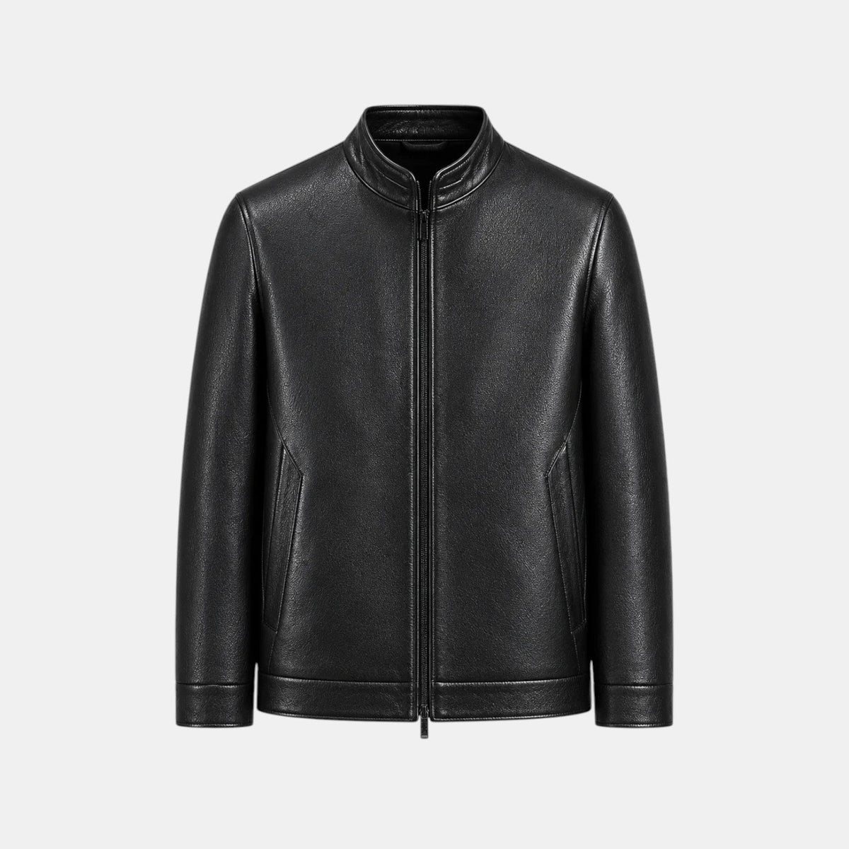 Chaqueta Efecto Piel Hombre