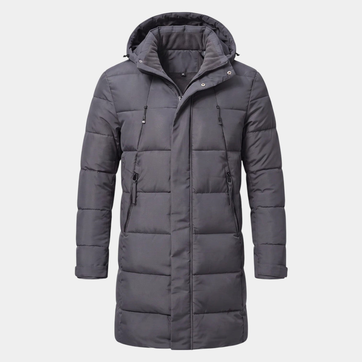 Parka Hombre Acolchada Cortavientos con Capucha