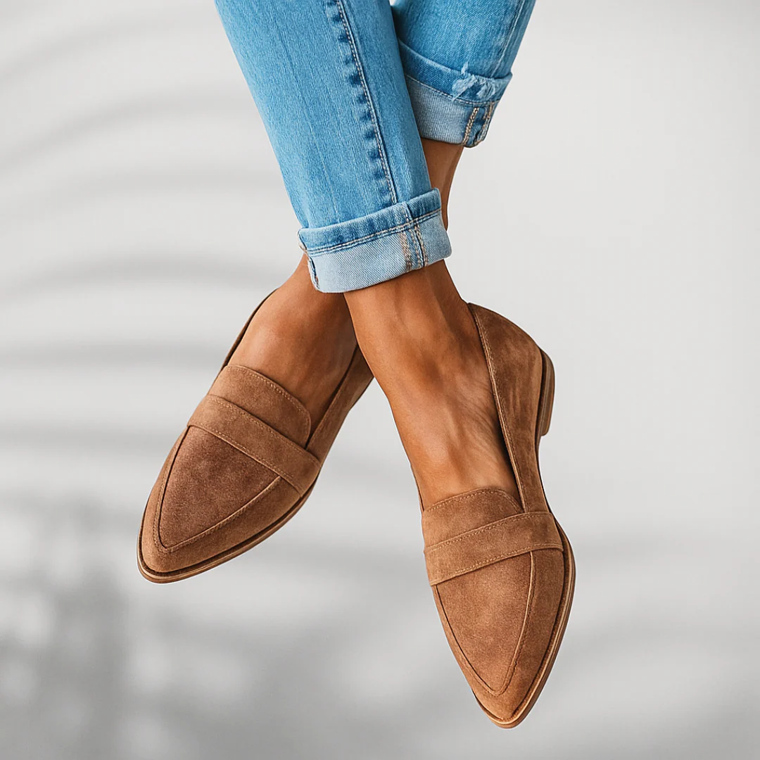 Mocasines Ortopédicos de Cuero Mujer