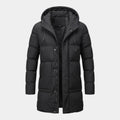 Chaqueta Hombre Invernal Acolchada Gruesa con Capucha