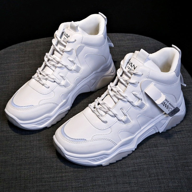 Zapatillas Altas Blancas Mujer Casual