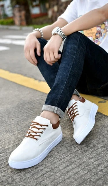 Zapatillas Hombre Urbanas Suela Blanca