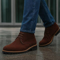 Botines Hombre Ante Suela Gruesa