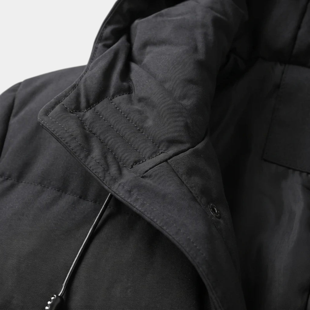 Chaqueta Hombre Invernal Acolchada Gruesa con Capucha