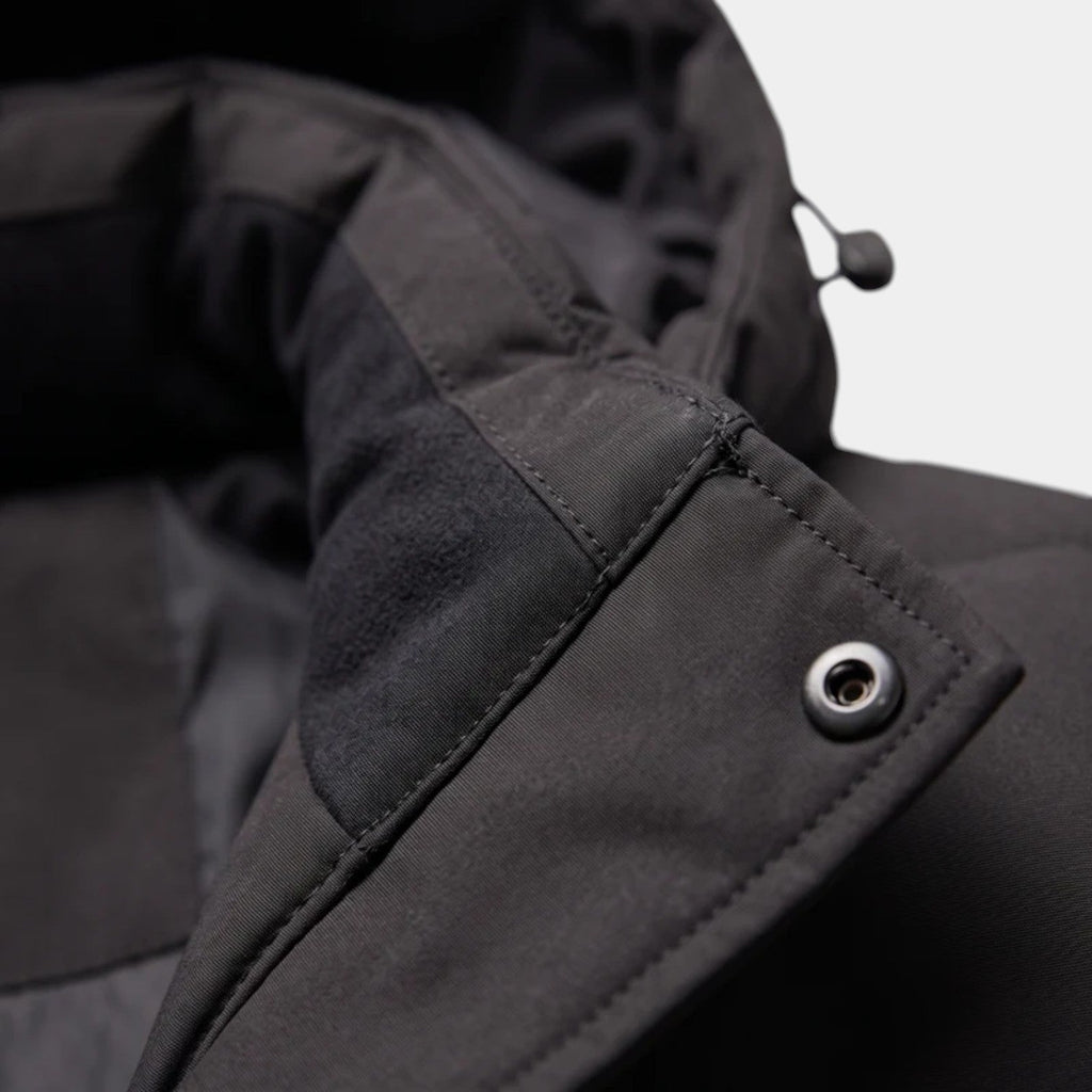 Parka Hombre Acolchada Cortavientos con Capucha