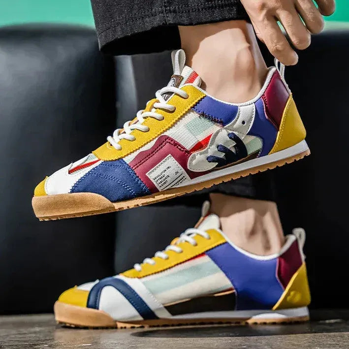 Zapatillas Urbanas Hombre con Ante Casual Premium