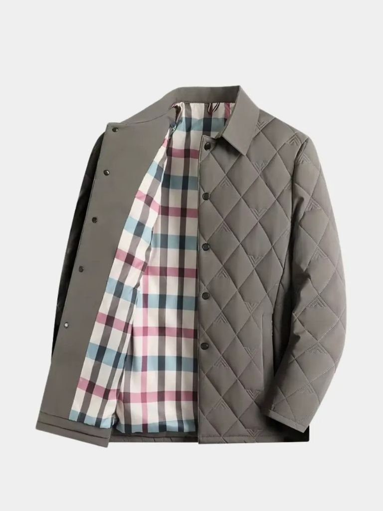 Chaqueta Lujosa y Sofisticada en Capas - Cross & Crown
