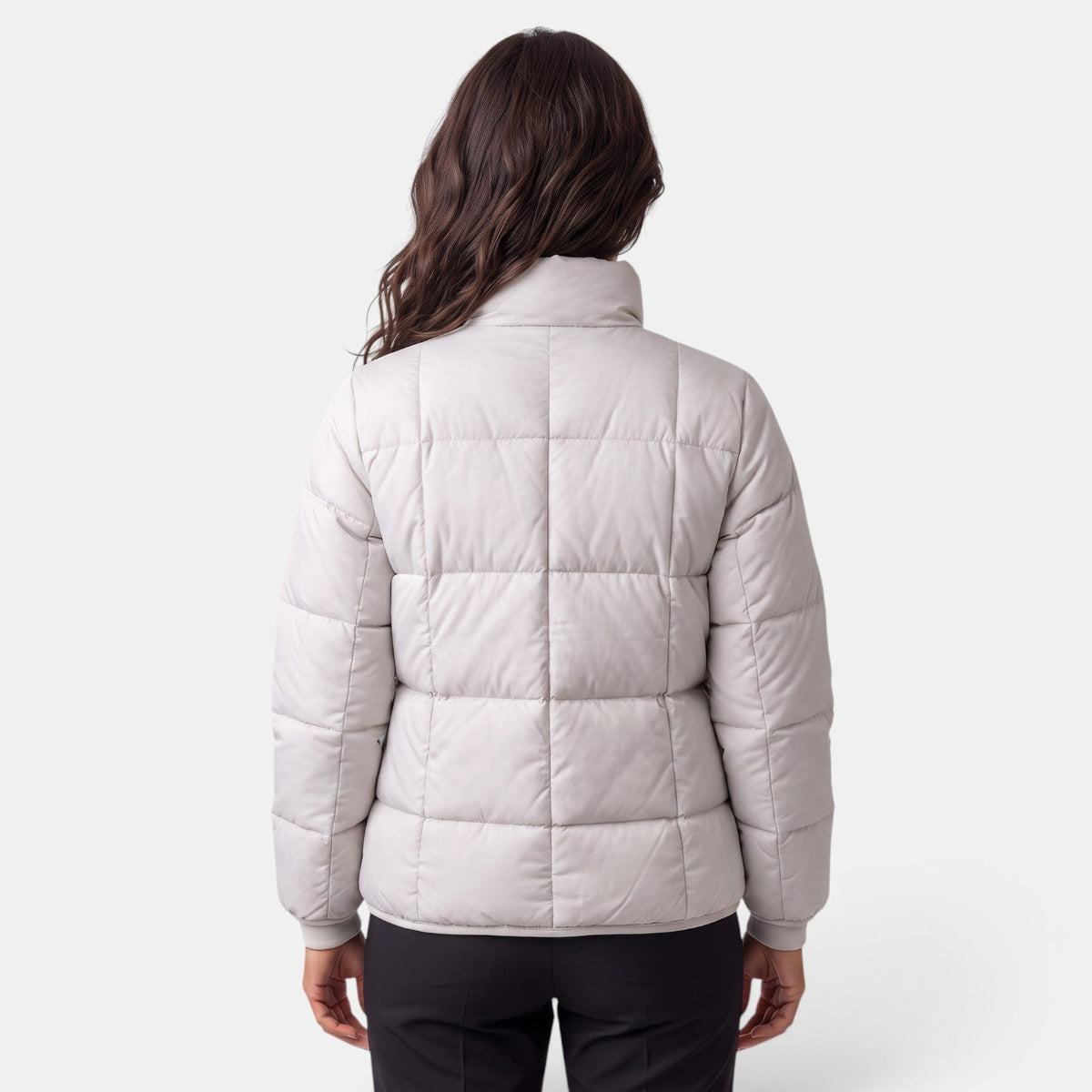 Chaqueta Acolchada Mujer Cuello Alto