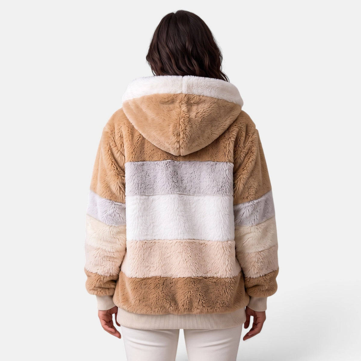 Chaqueta Mujer Oversize con Capucha