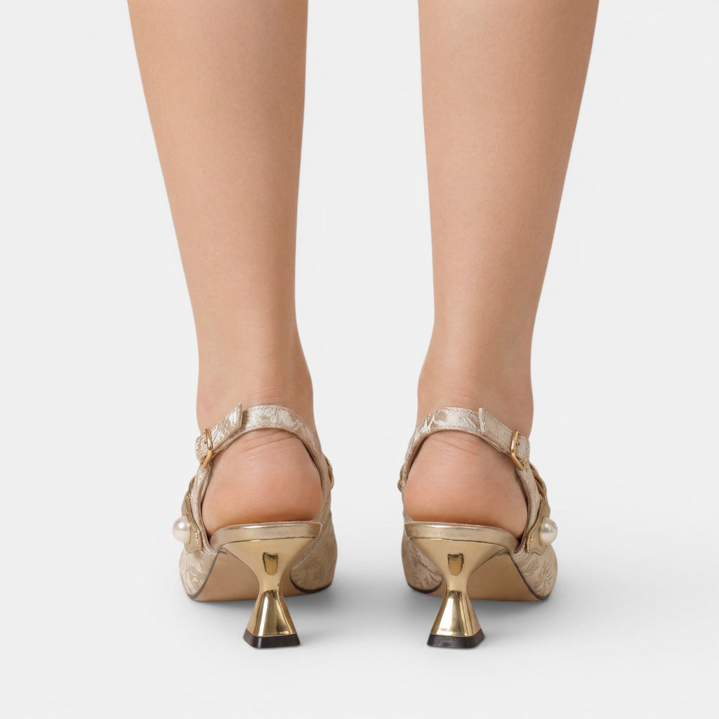 Sandalias Tacón Bajo Mujer