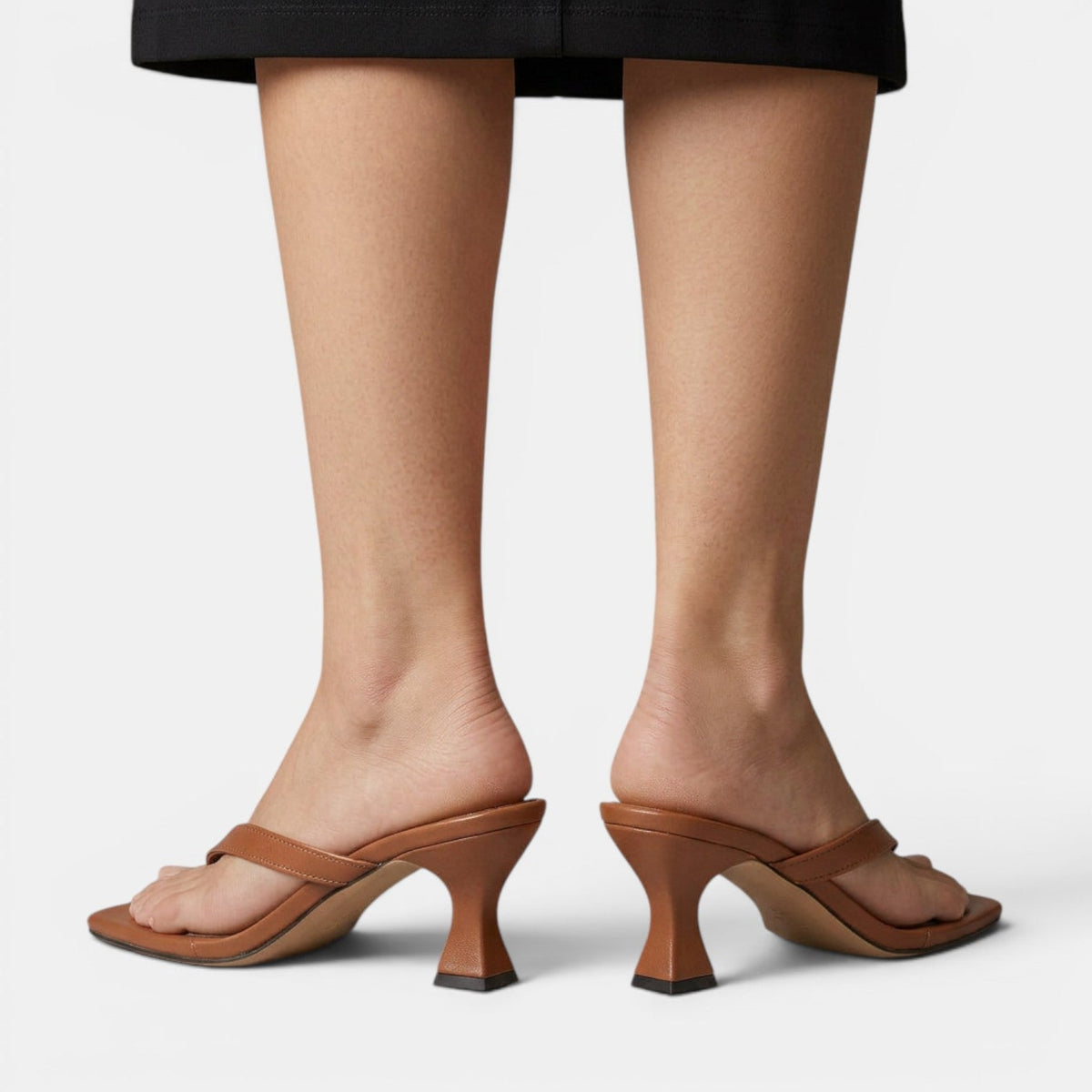 Sandalias Tacón Grueso Mujer