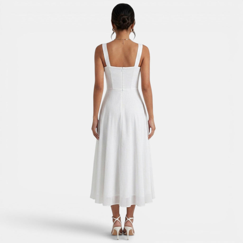 Vestido Midi Verano Elegante Mujer