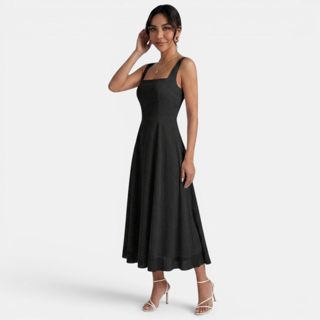 Vestido Midi Verano Elegante Mujer