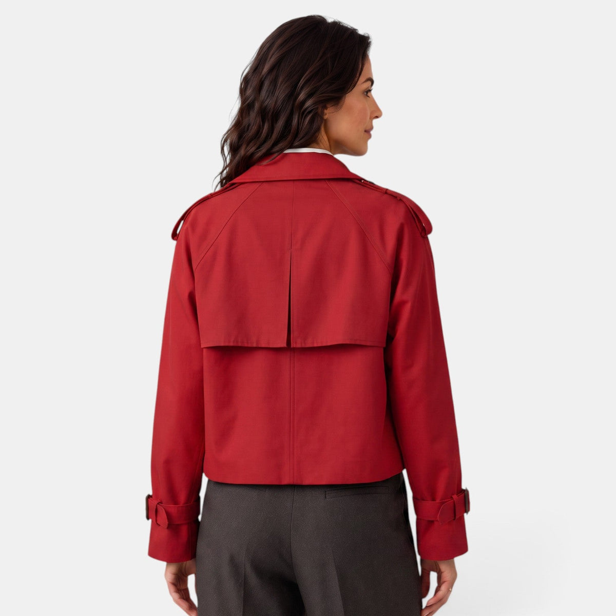 Gabardina Mujer Cruzada Ligera