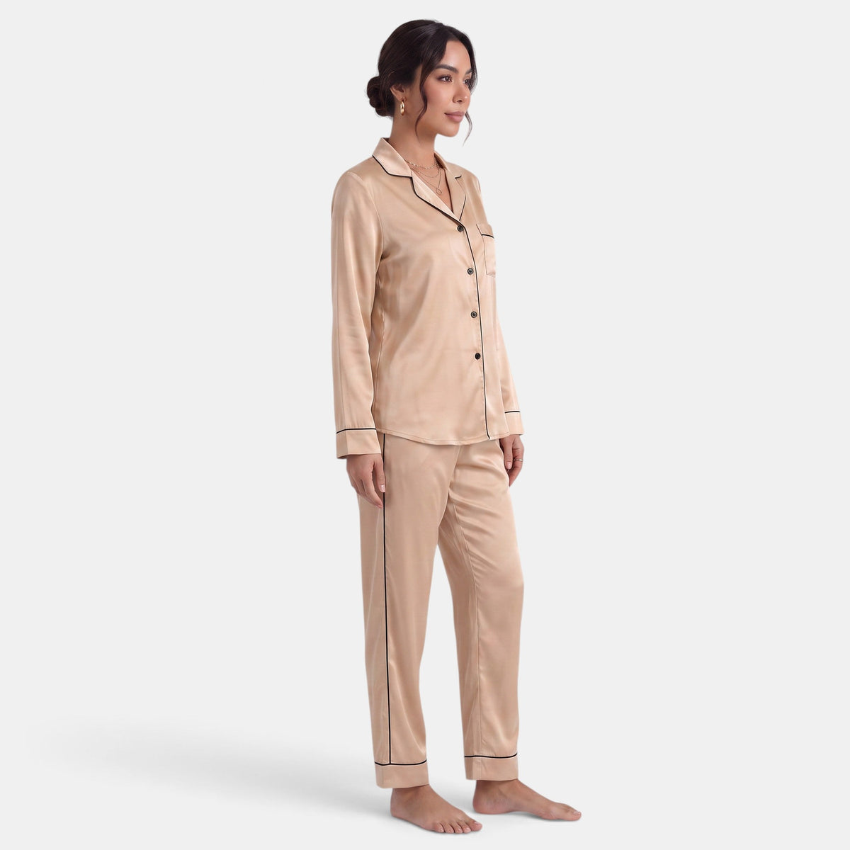 Pijama de Seda para Mujer – Suave, Cómodo y Elegante