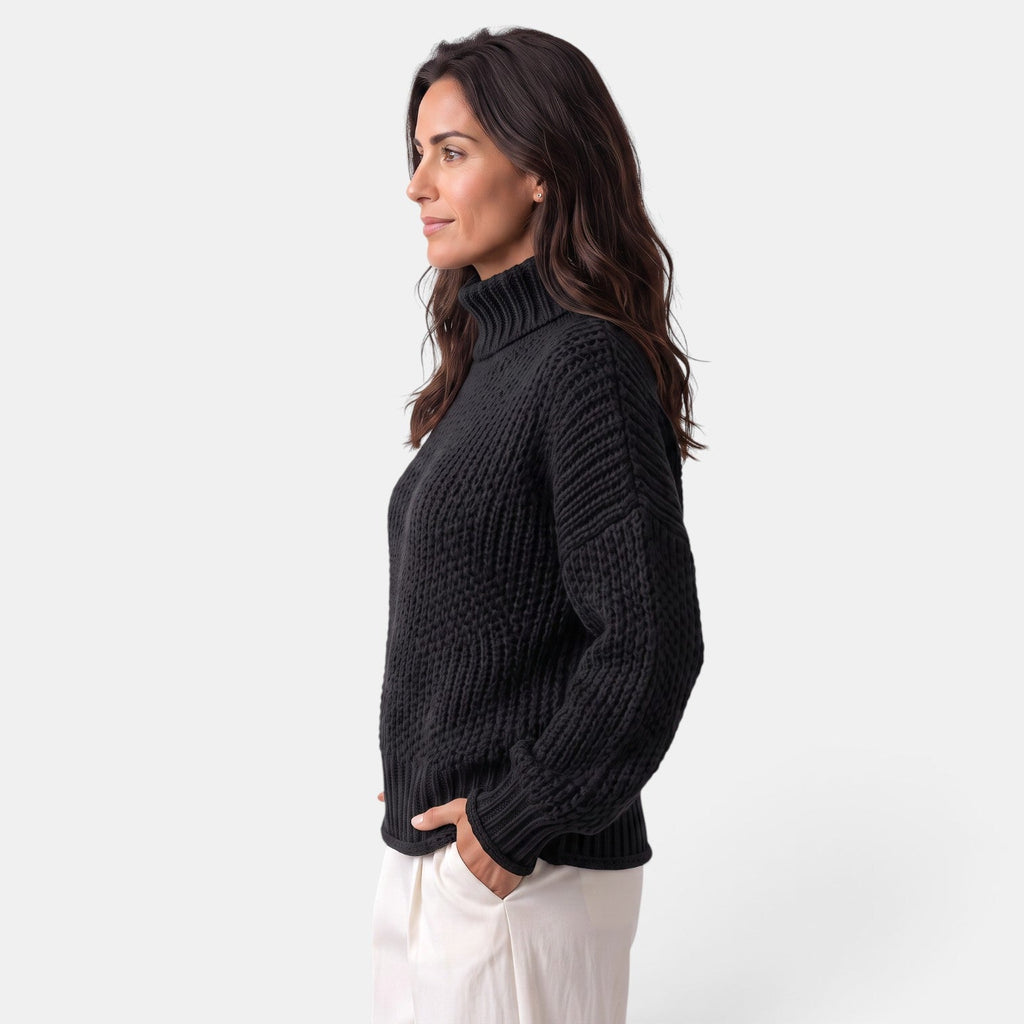 Suéter Mujer Cuello Alto