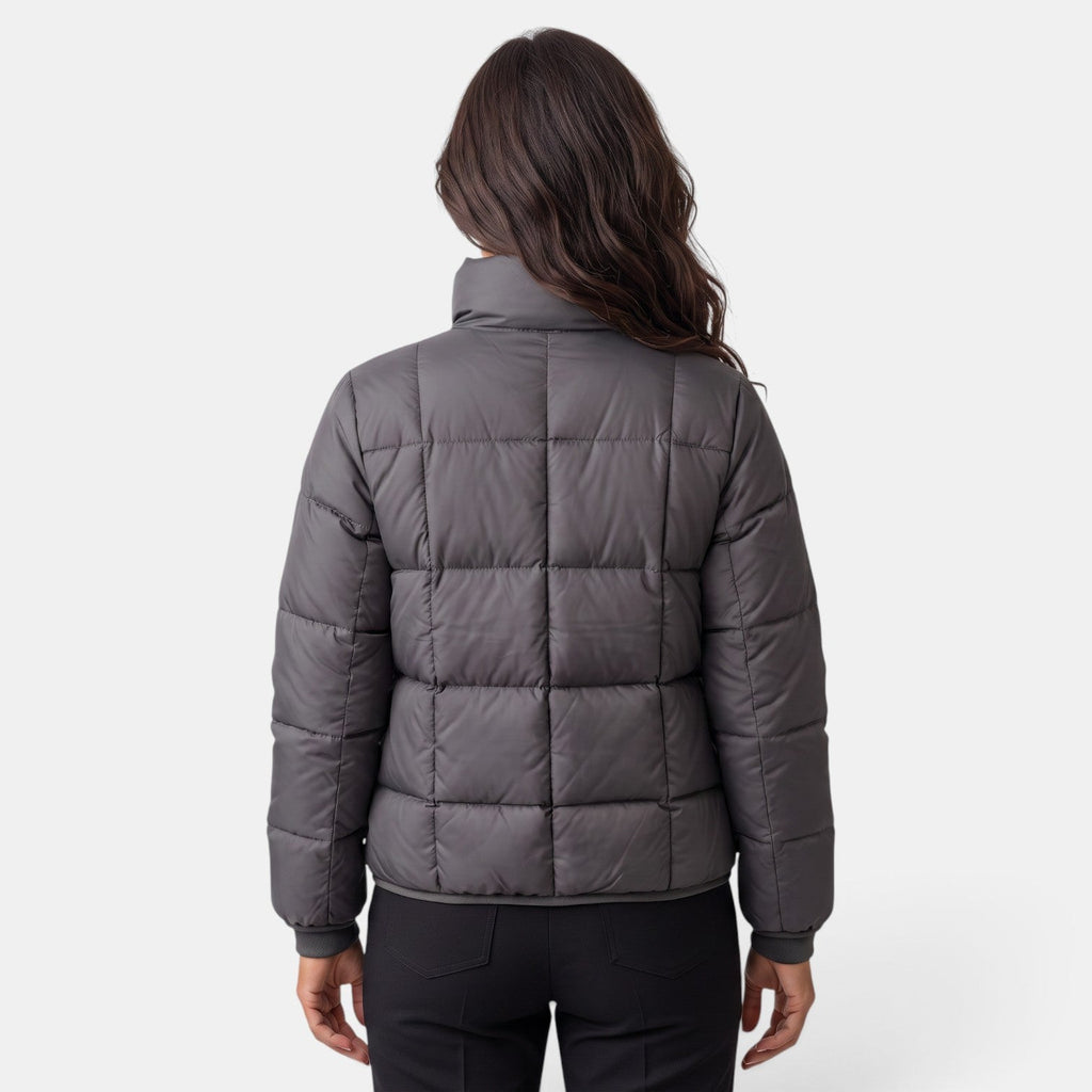 Chaqueta Acolchada Mujer Cuello Alto