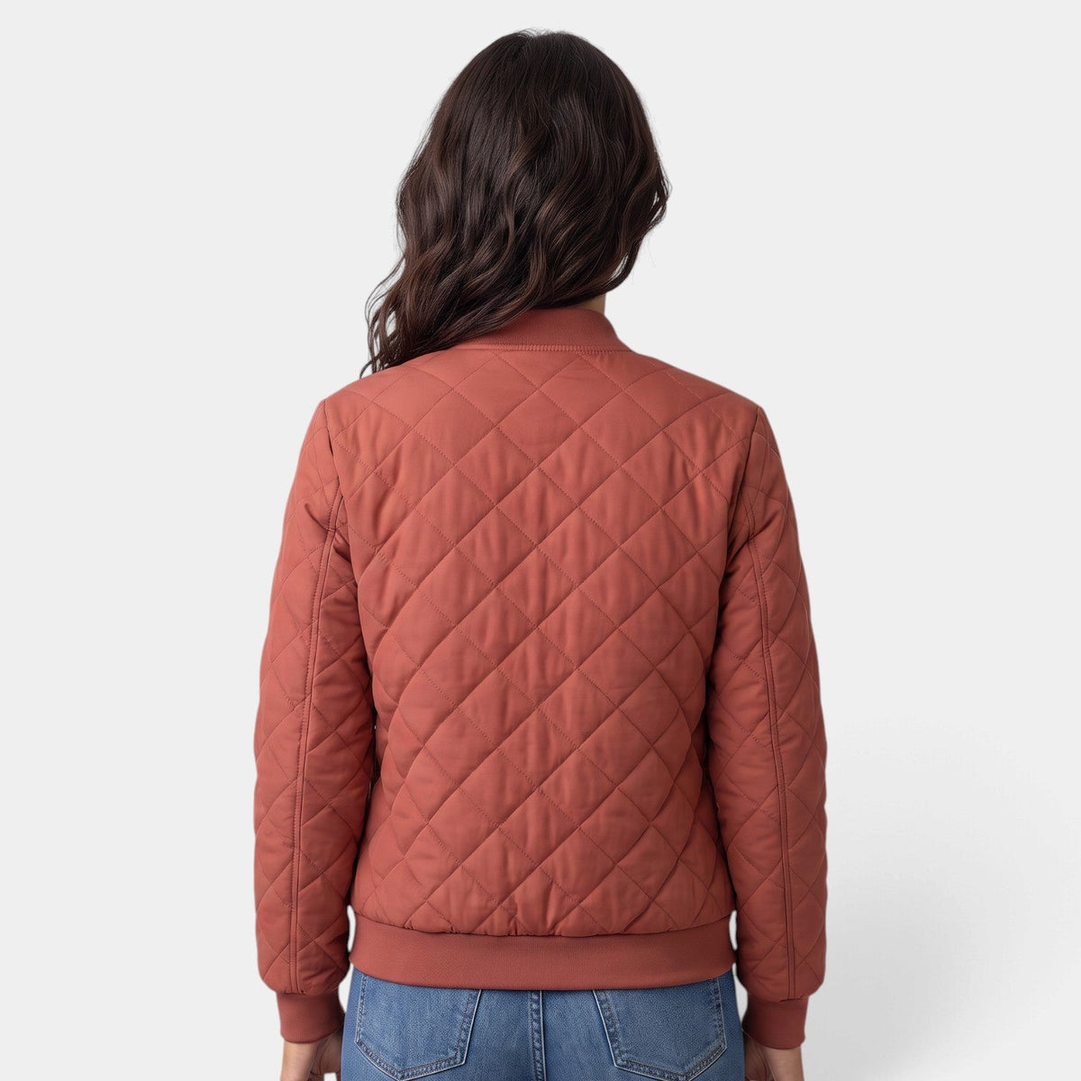 Cazadora Bomber Mujer Acolchada con Bolsillos