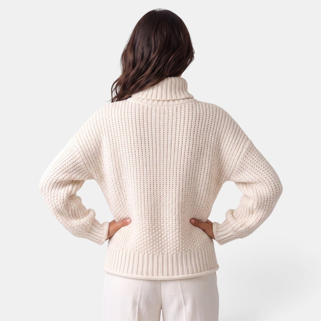 Suéter Mujer Cuello Alto