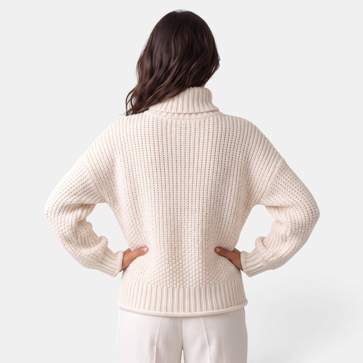 Suéter Mujer Cuello Alto