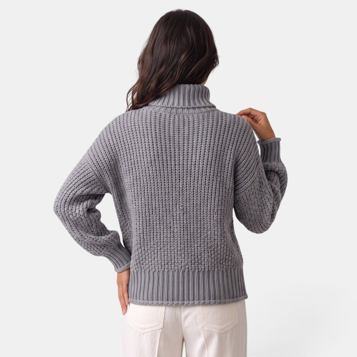Suéter Mujer Cuello Alto
