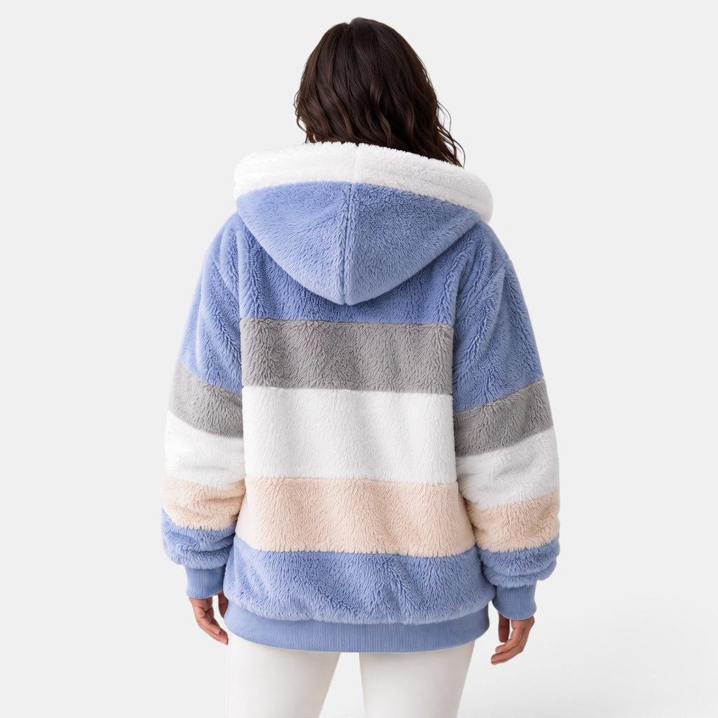 Chaqueta Mujer Oversize con Capucha