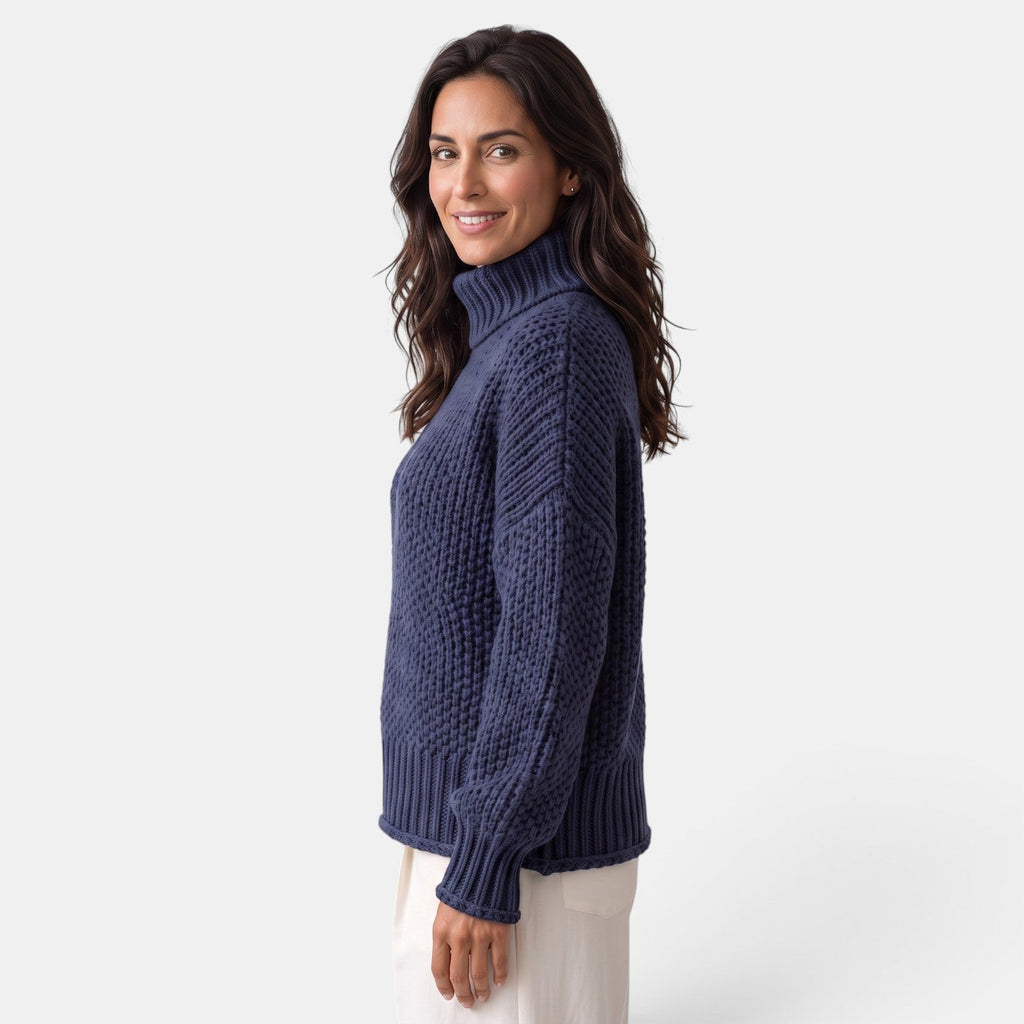 Suéter Mujer Cuello Alto