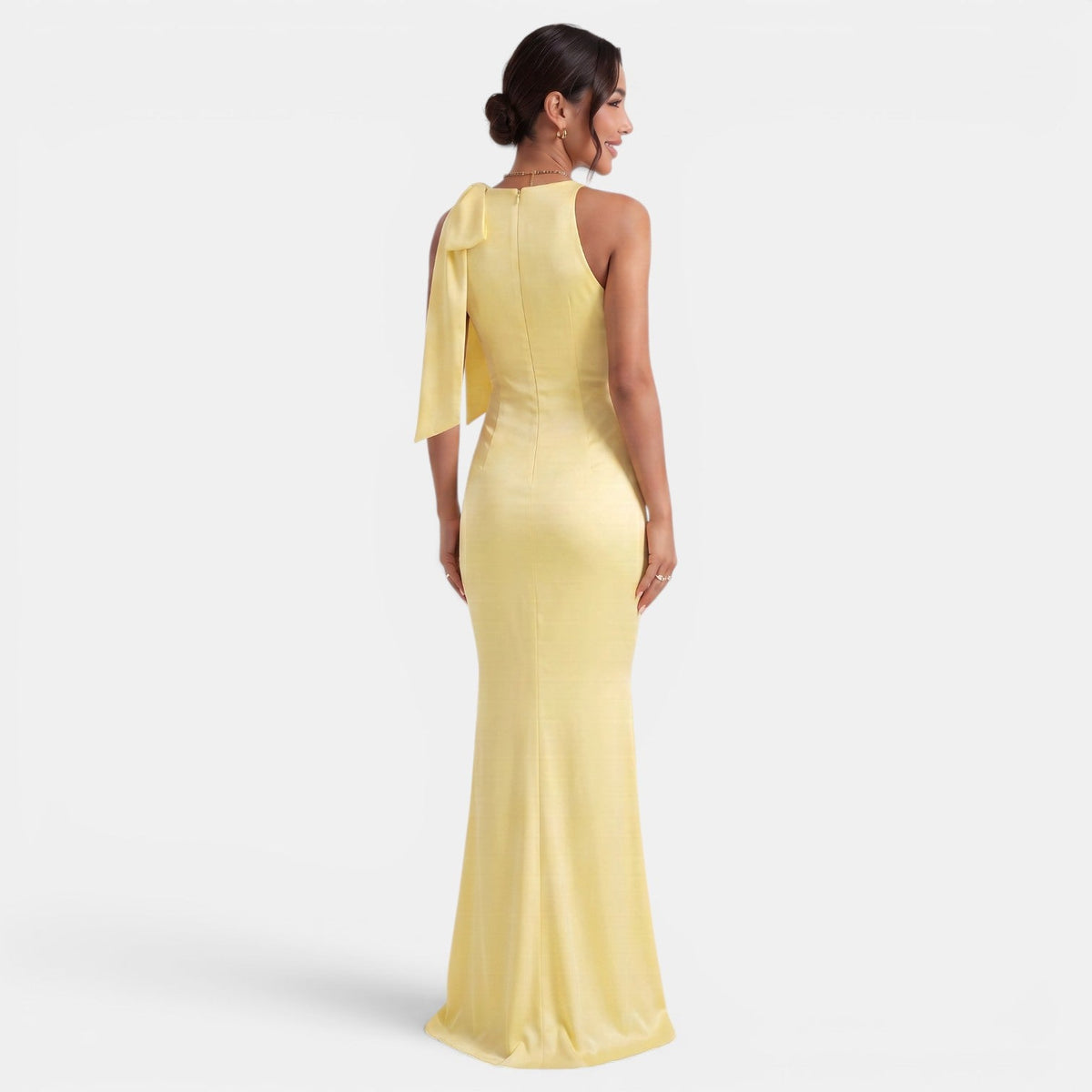 Vestido Largo Mujer Un Hombro