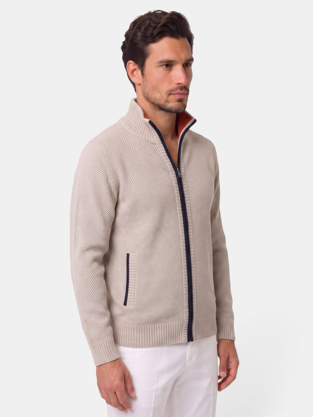 Suéter Hombre Punto Afelpado Invierno