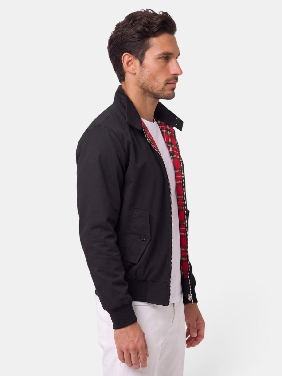 Chaqueta Hombre Negra Elegante Clásica