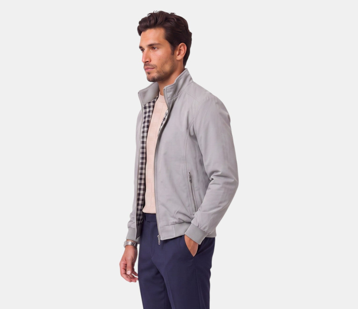 Chaqueta Casual Hombre Cómoda y Ligera