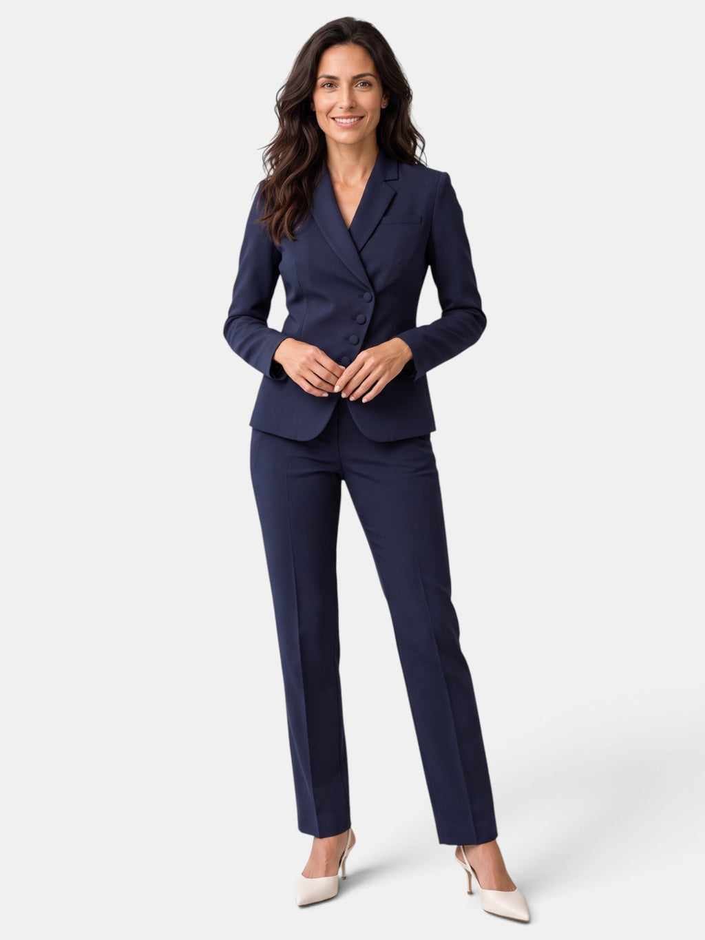 Traje Mujer Oficina Blazer Asimétrico