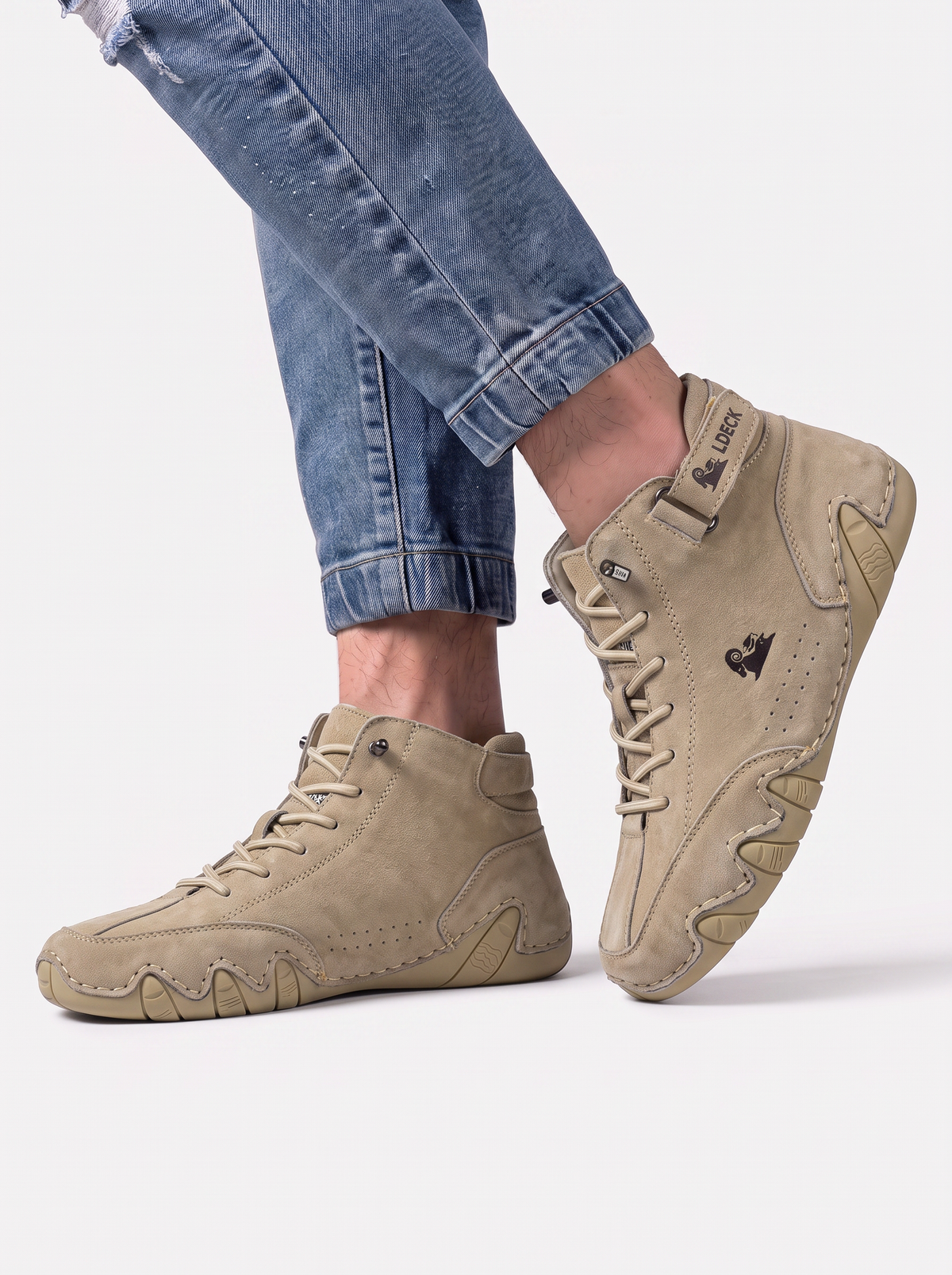 Zapatos Ortopédicos Hombre Impermeables y Antideslizantes