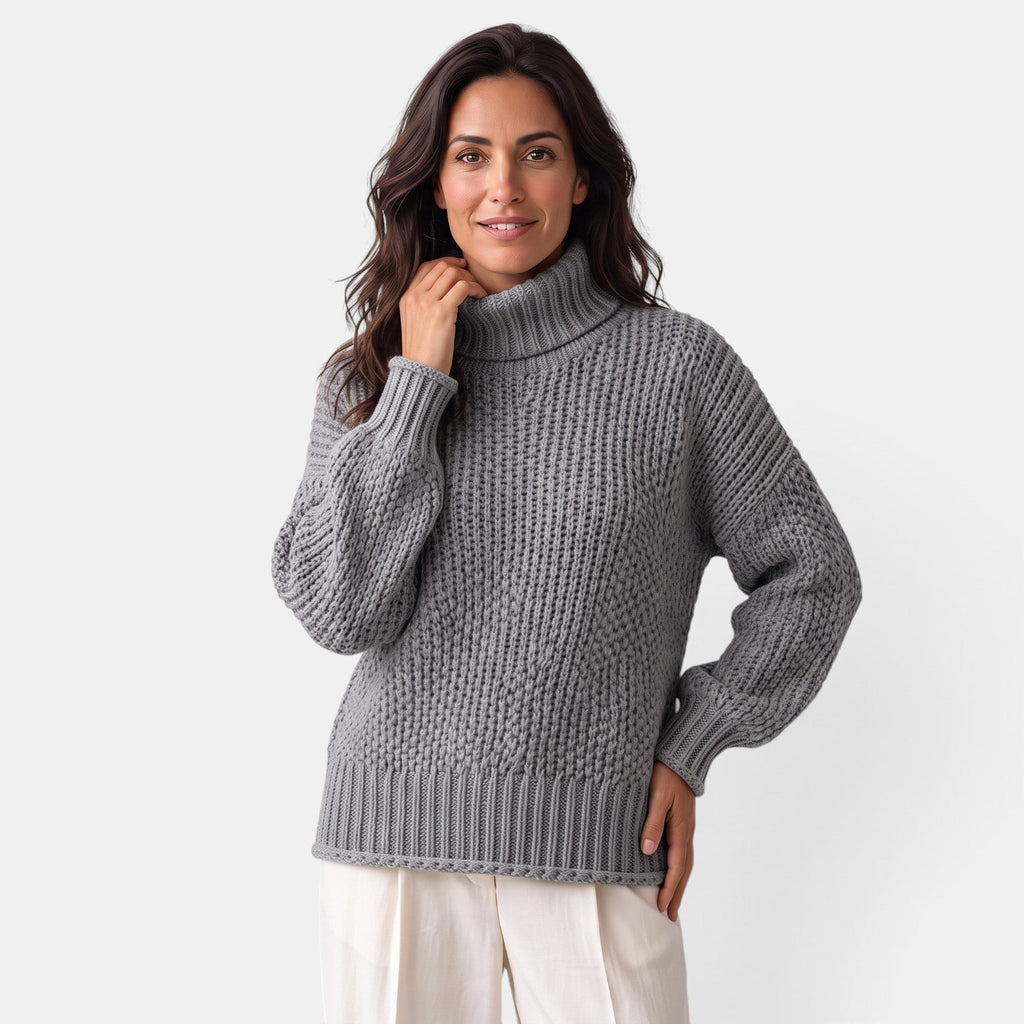 Suéter Mujer Cuello Alto