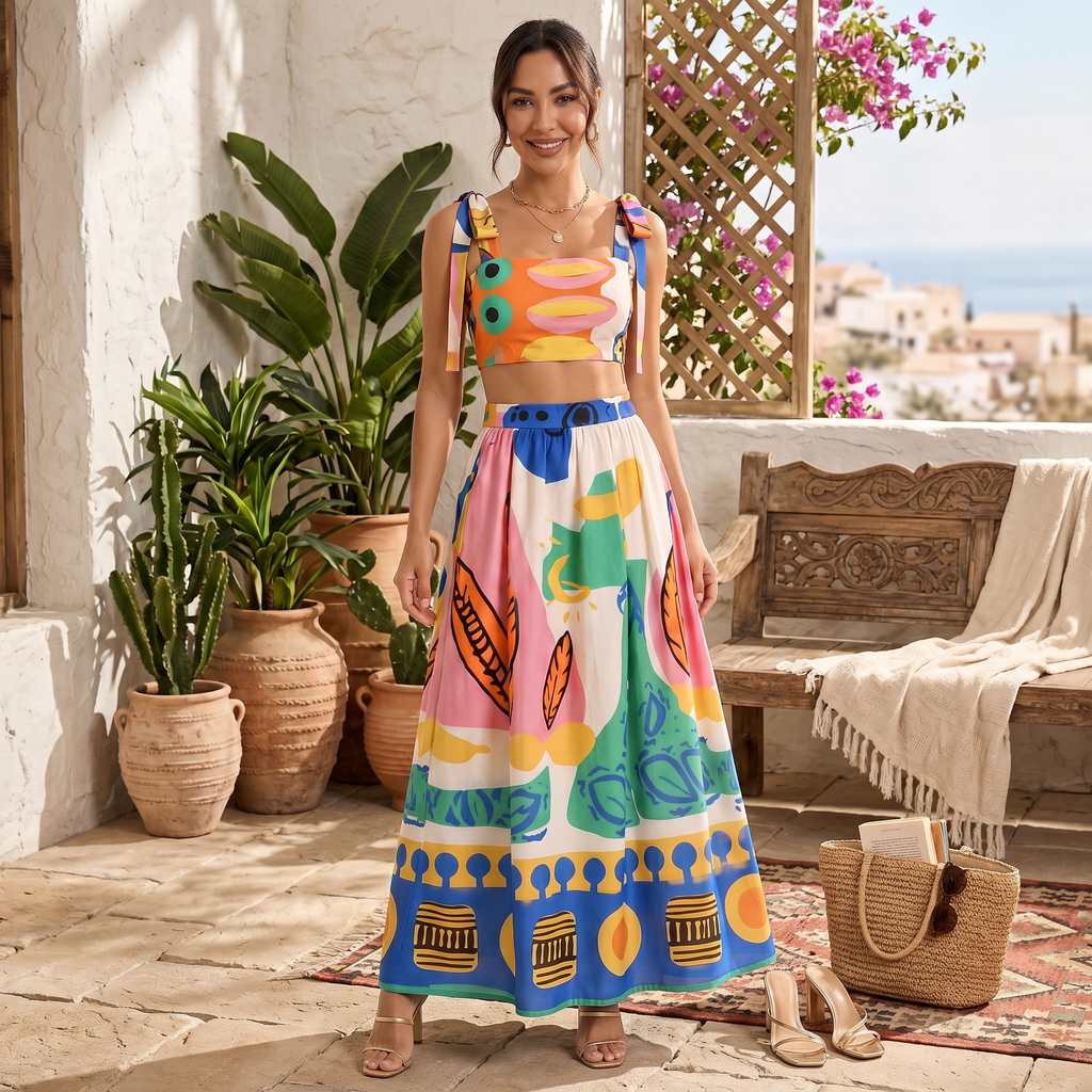 Conjunto Verano Mujer Estampado