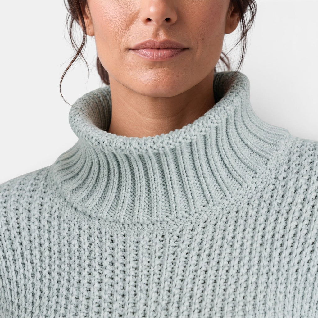 Suéter Mujer Cuello Alto