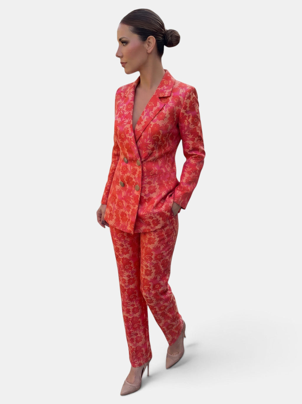 Conjunto Blazer y Pantalón Wide Leg para Mujer