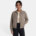 Chaqueta Reversible Mujer Retro Cuadros