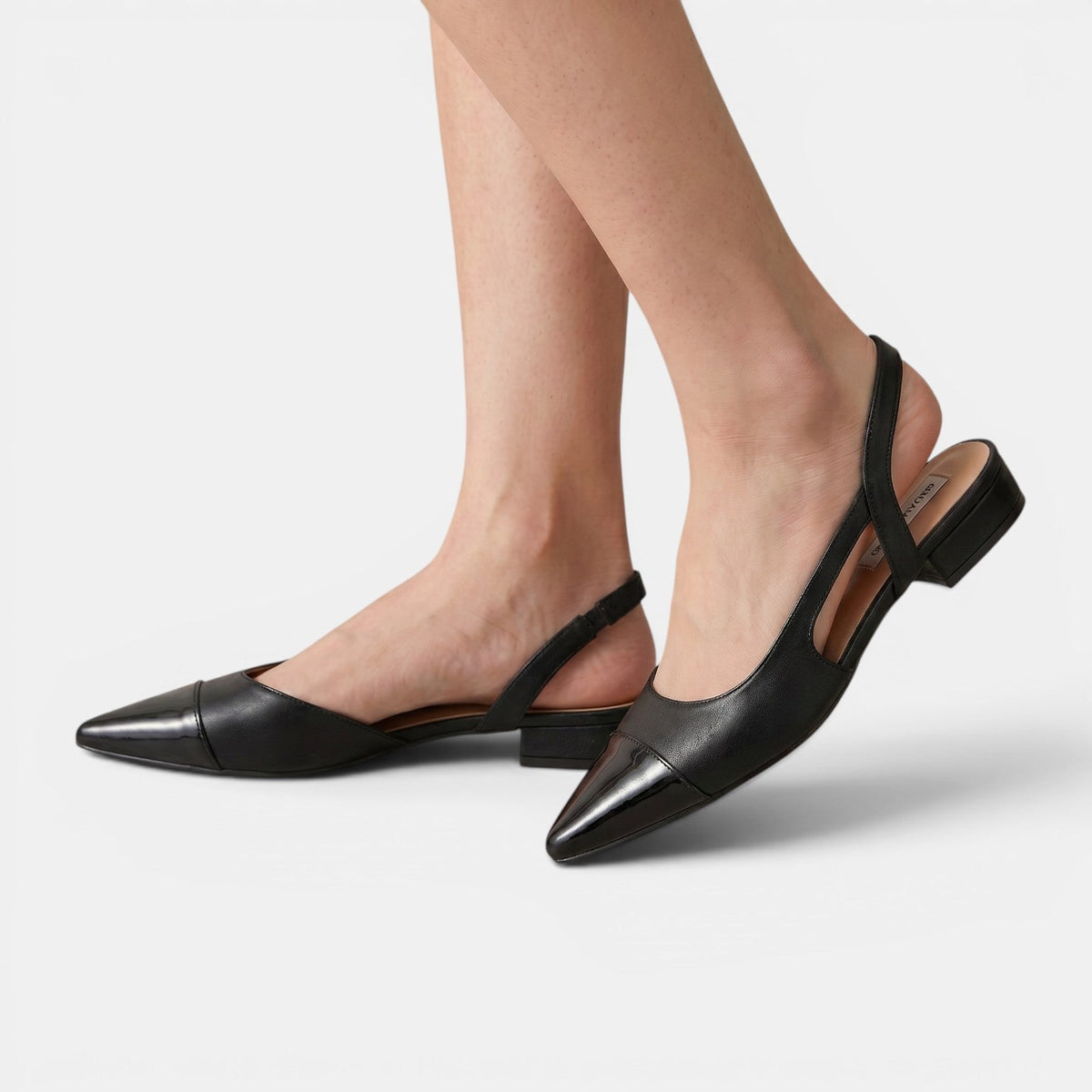 Sandalias Mujer Tacón Bajo Piel